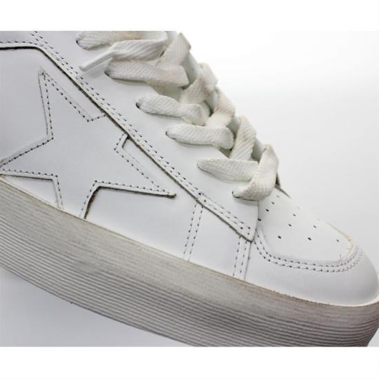 GOLDEN GOOSE Star Dan Low-Top Sneakers Optic White Leather Men
