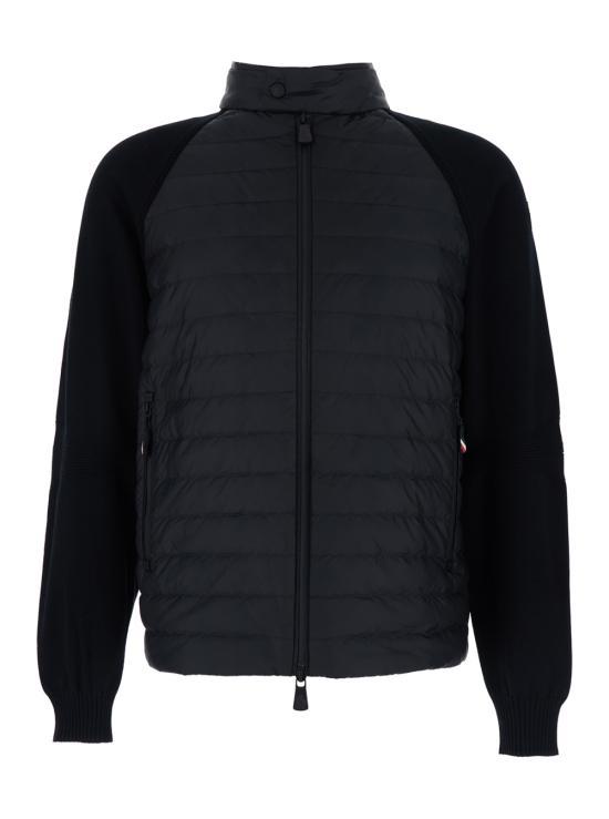 Moncler Black Nylon Zip Jacket for Men 9B00001 M11839