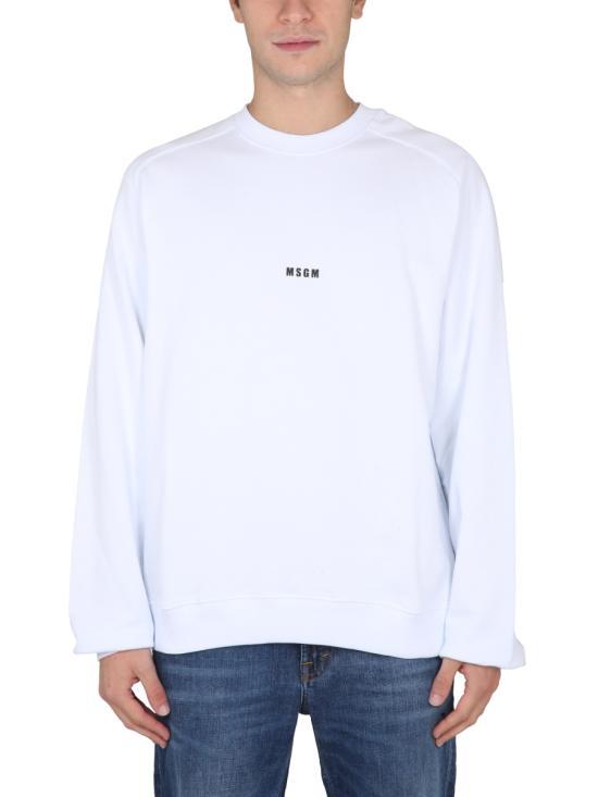 MSGM White Long-Sleeve Sweatshirt for Women 2000 MM503 20000001