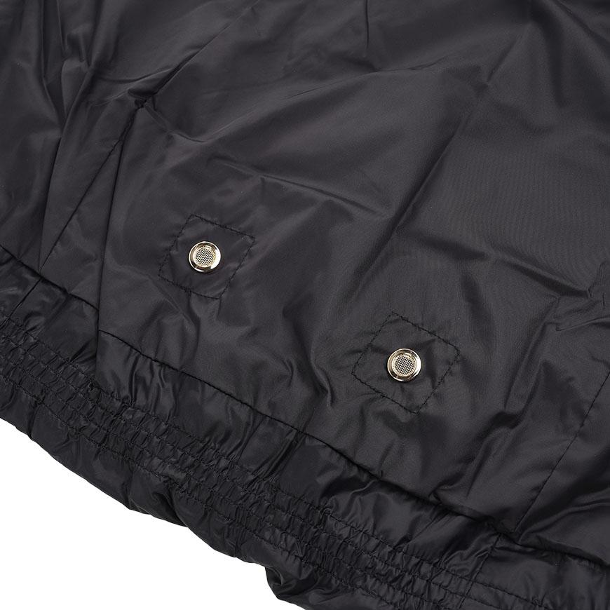 EA7 Women’s Hooded Puffer Peacoat Jacket Black