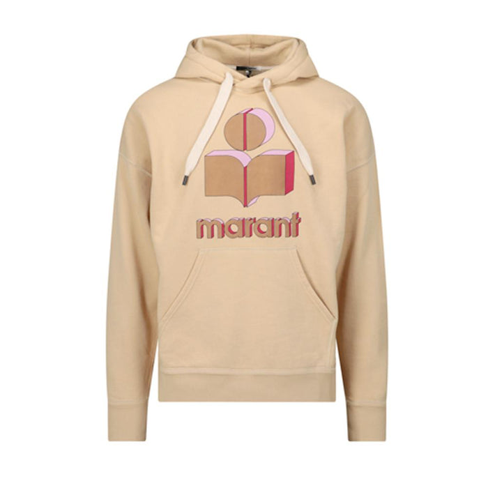 Isabel Marant Miley Logo Fleece Hoodie Navy Men’s
