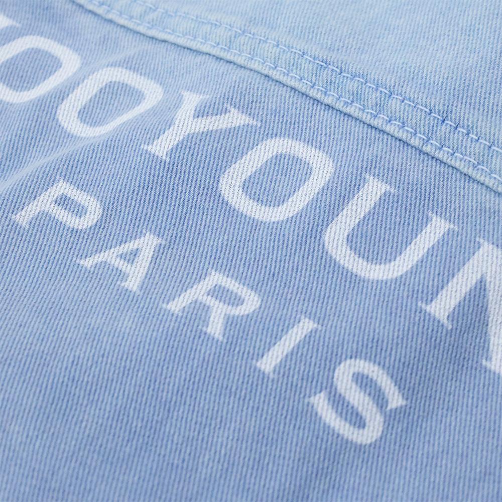 WOOYOUNGMI Back Logo Short Sleeve Shirt for Men