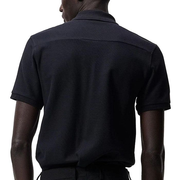 J LINDEBERG Troy Pique Black Men’s Polo Shirt