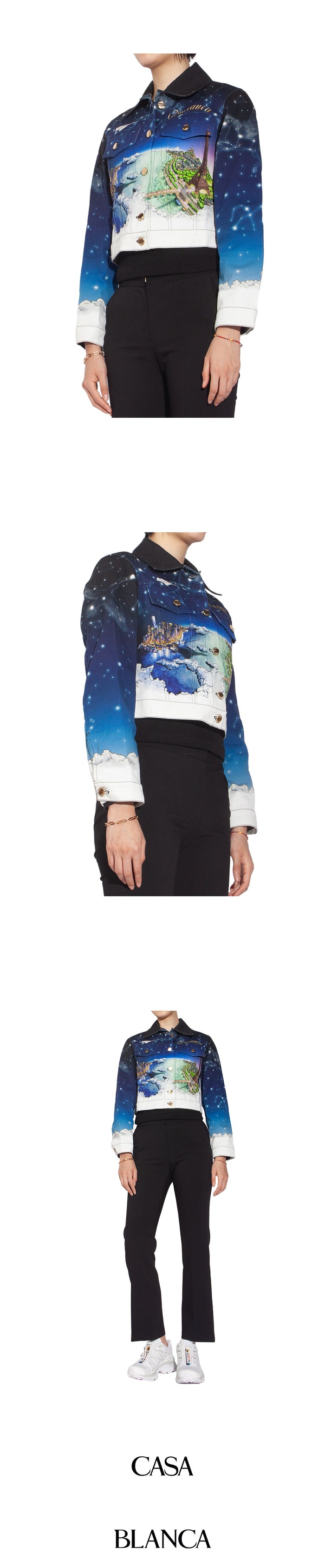 Casablanca Women's Classic Denim Jacket JK 025 04