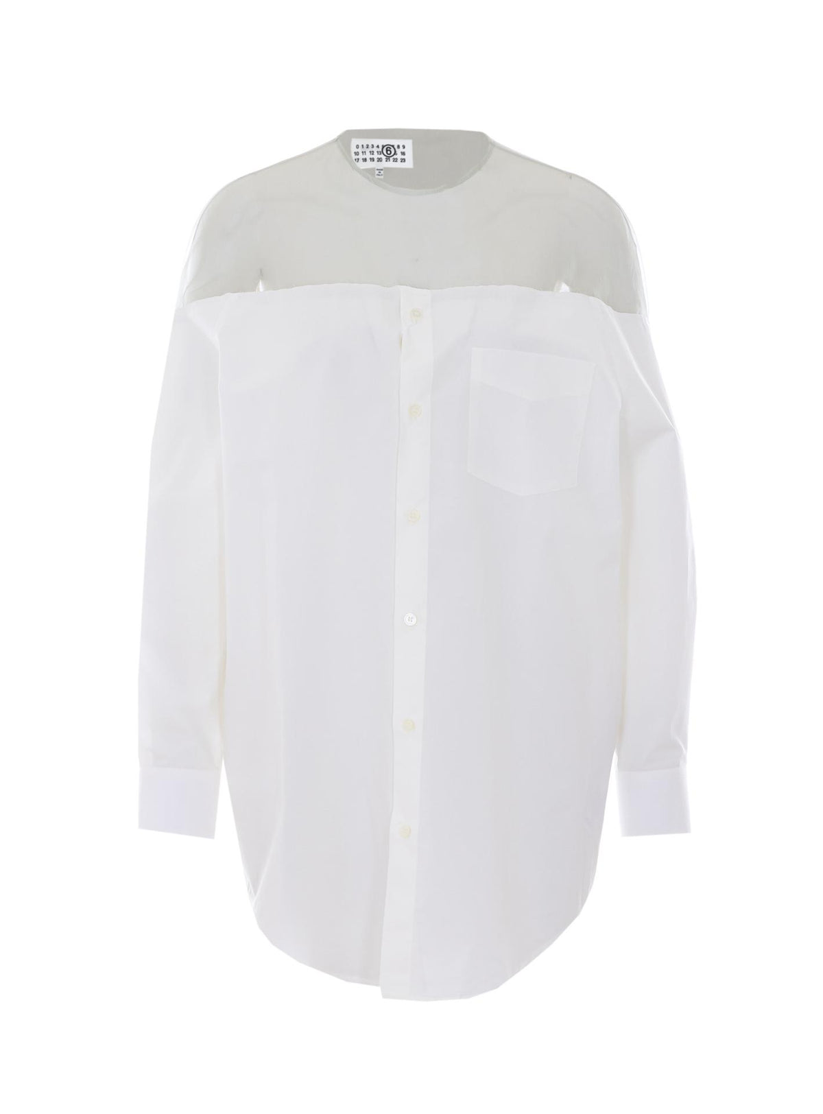 Maison Margiela White Knit Shirt Top