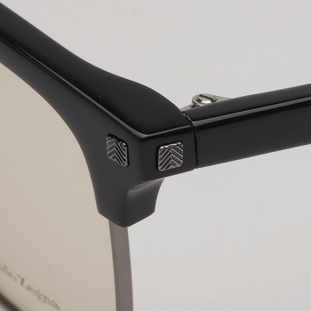 Zegna Half Rim Acetate Optical Eyeglasses UV Protection Lens EZ5139 001