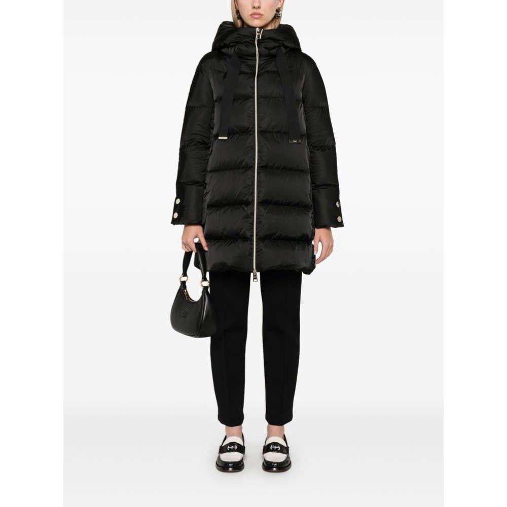 Herno Satin A-Shape Black Women’s Puffer Jacket