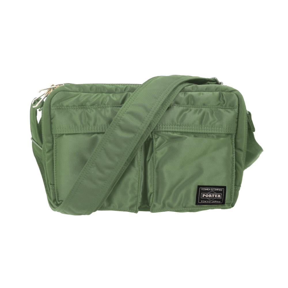 PORTER Tanker Double-Zip Sling Bag Black Nylon Men’s Waist Pack 622 15154 30