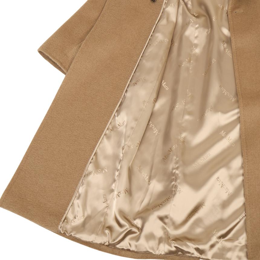 Max Mara Manuela Wrap Wool Cashmere Coat Ivory