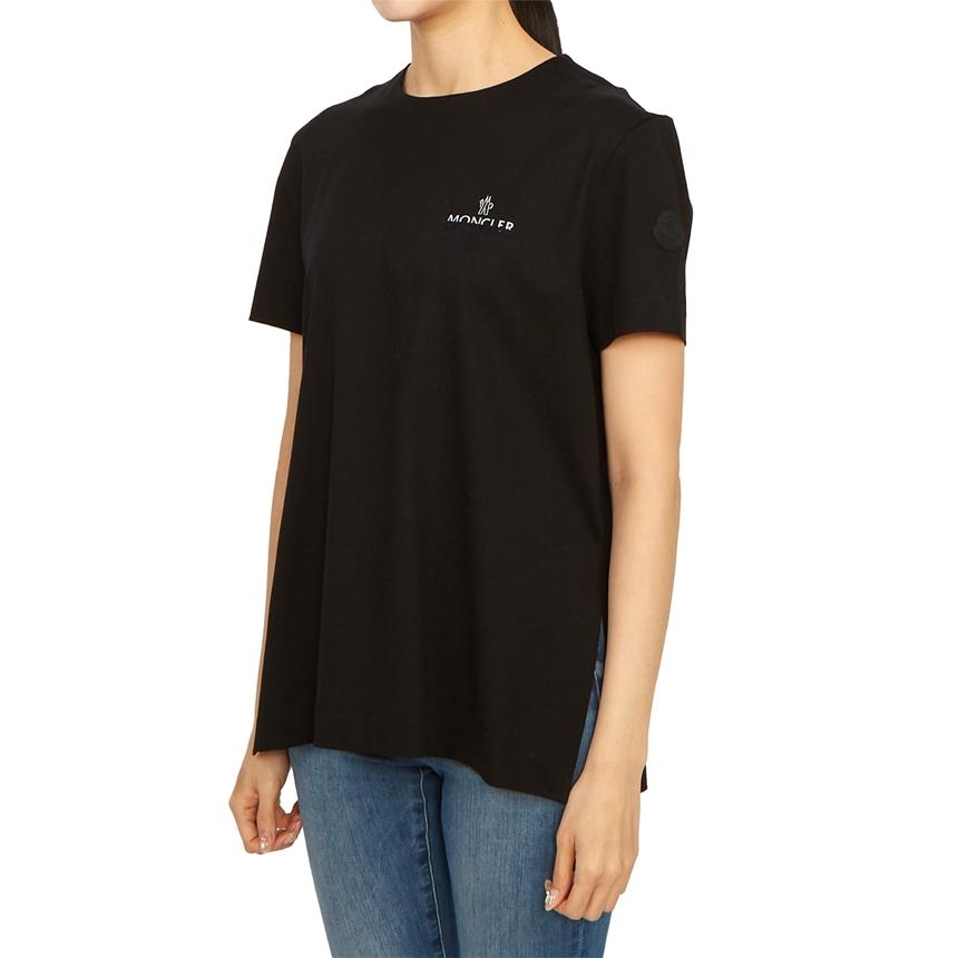 Moncler Women’s Short Sleeve T-Shirt Black Cotton