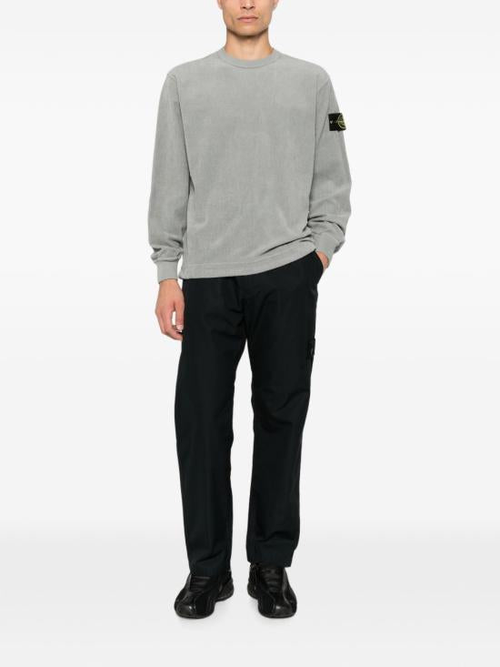STONE ISLAND Long Sleeve Sweatshirt for Men L2S15 6100030 S0444 V0060 GRAY DOM