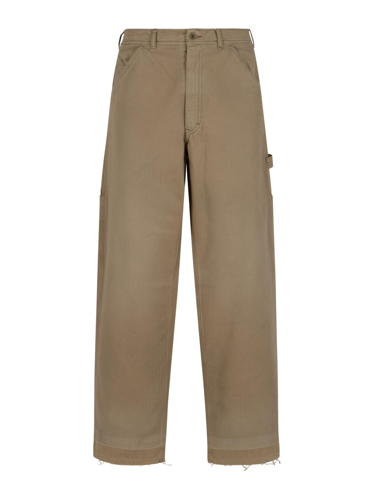 Maison Margiela Black Wool Suit Pants