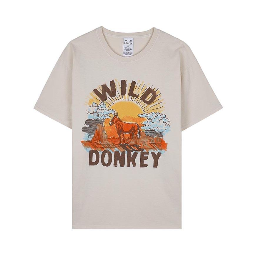Wild Donkey Unisex Sunset Graphic T-Shirt