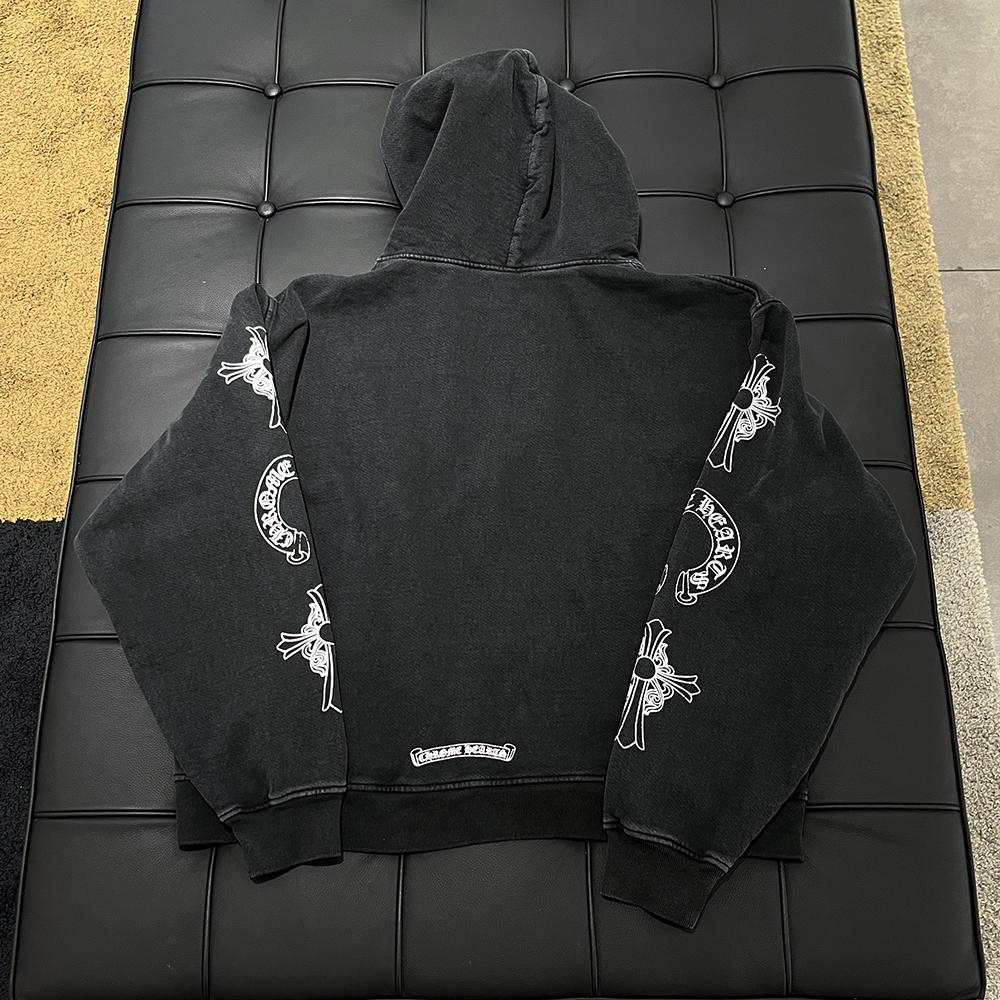 Chrome Hearts Black T Logo F*** You Hoodie Unisex