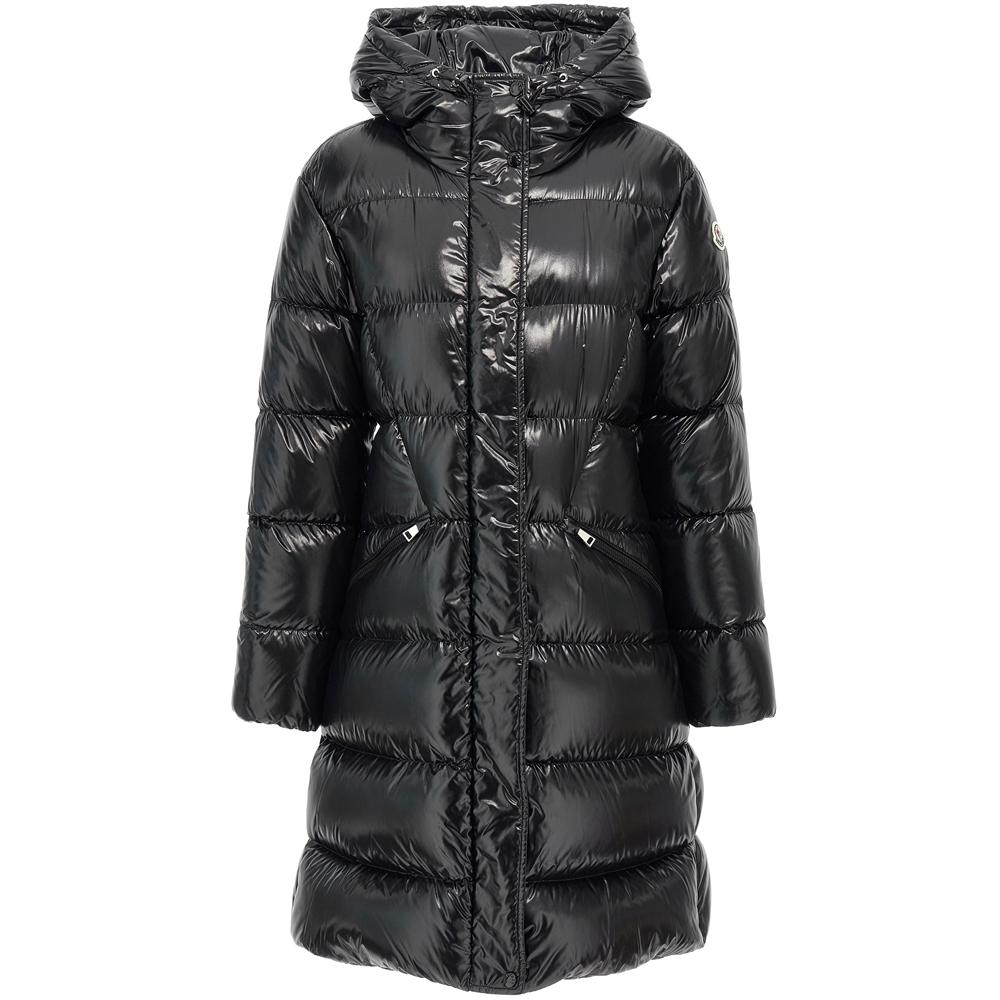 Moncler Bellevue Belted Long Down Puffer Coat Black 1C000 38 5963V 999