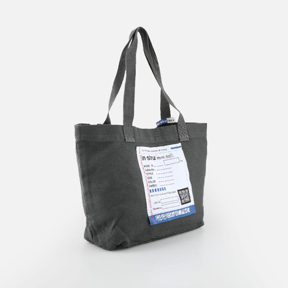 Maison Mihara Yasuhiro Dark Gray Big Name Mini Tote Bag