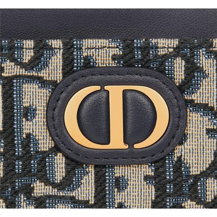 DIOR 30 Montaigne Lavender Leather Compact Wallet S2309UTZQ