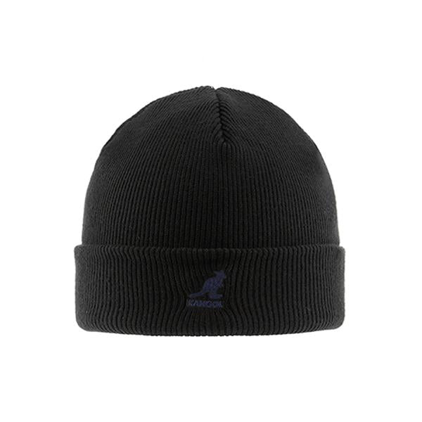 KANGOL Unisex Knit Beanie Hat 2978BC BLACKBLACK