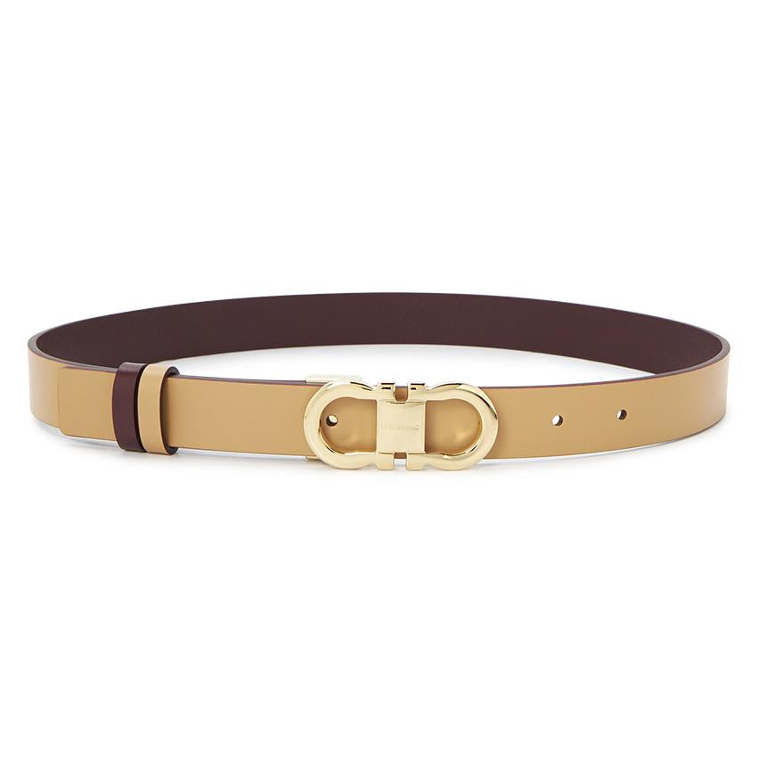 Ferragamo Gancini Reversible Women’s Belt Pre-Cut 230294 0771067