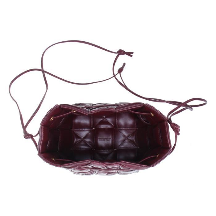 Bottega Veneta Small Cassette Bucket Shoulder Bag Brown Leather