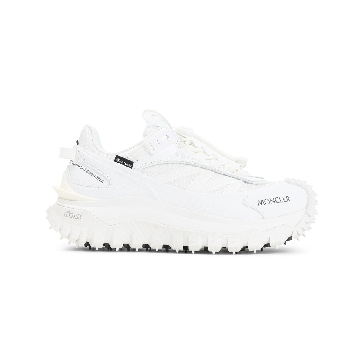 Moncler Leather Low-Top Sneakers White Women’s