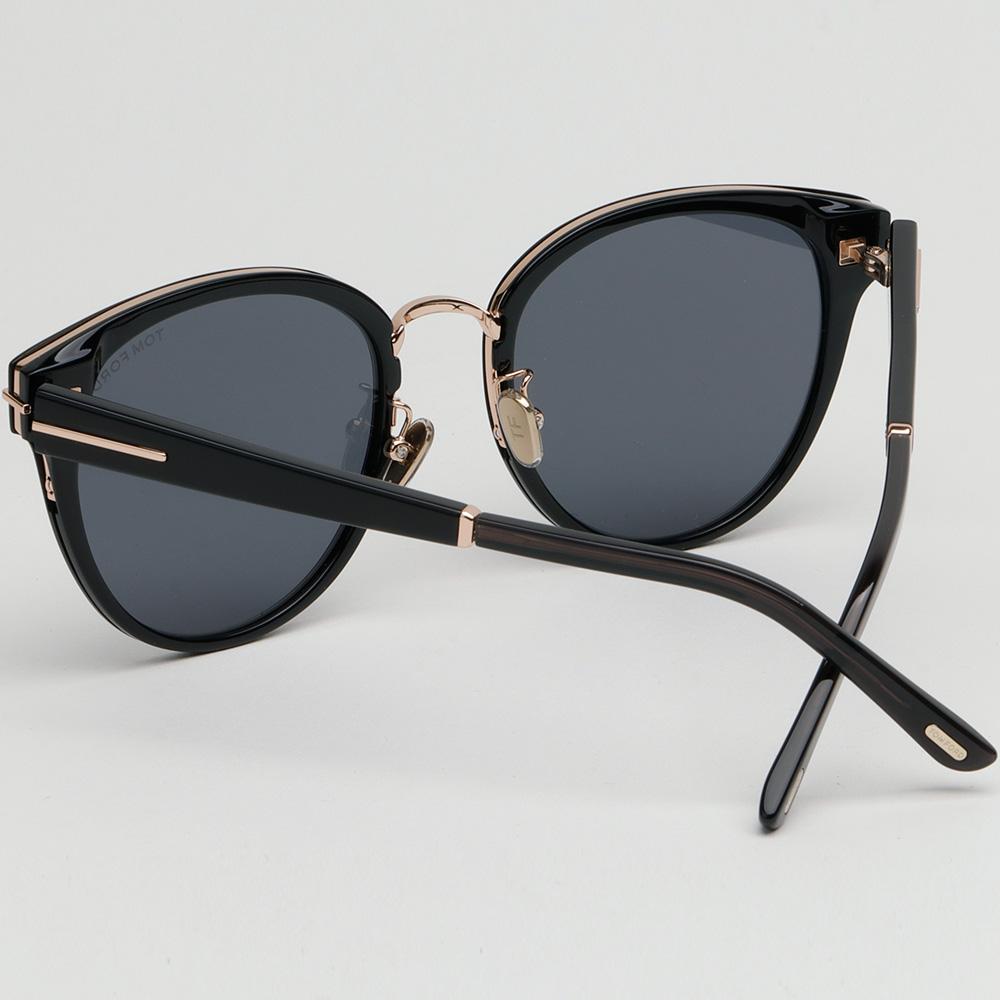 TOM FORD Round Sunglasses Asian Fit Unisex TF1138K 01A