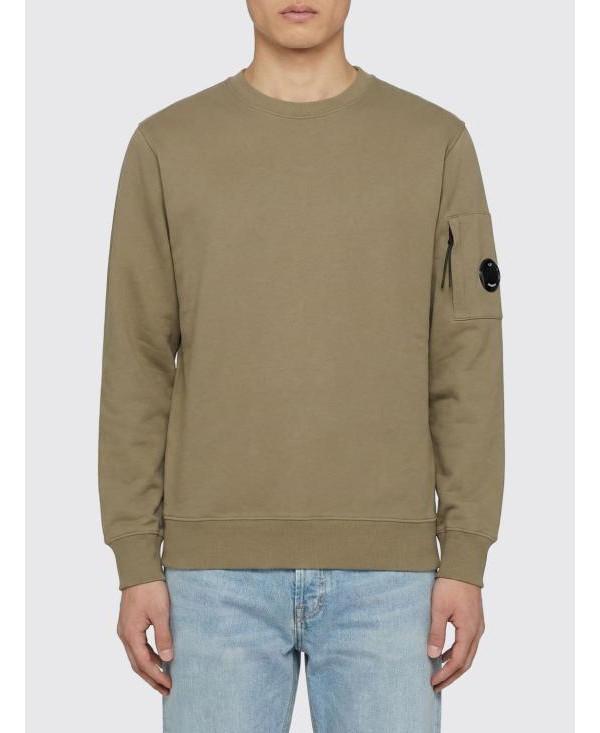 CP Company Diagonal Raised Fleece Crewneck Lens Sweatshirt