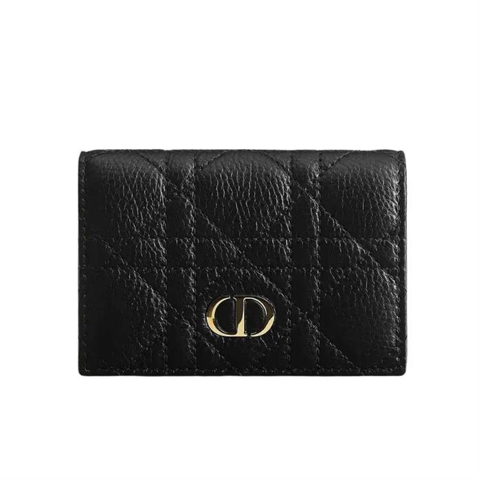 DIOR Caro Glycine Leather Small Wallet