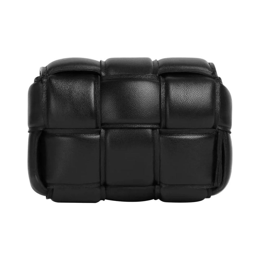 Bottega Veneta Padded Cassette Mini Black Women’s Crossbody Bag