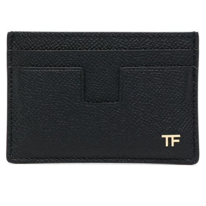 TOM FORD Logo Leather Card Holder Wallet for Men YM232LCL081G