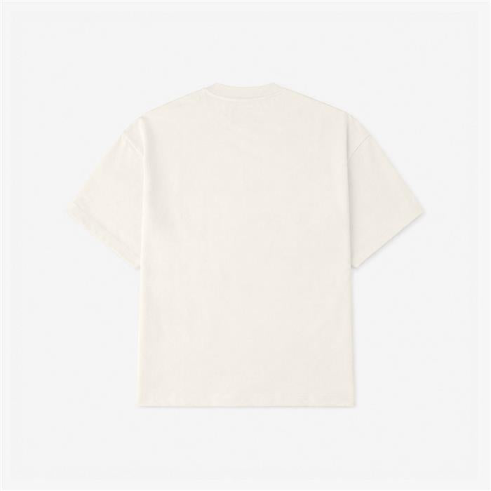 JIL SANDER Logo Short Sleeve T-Shirt for Men White Cotton