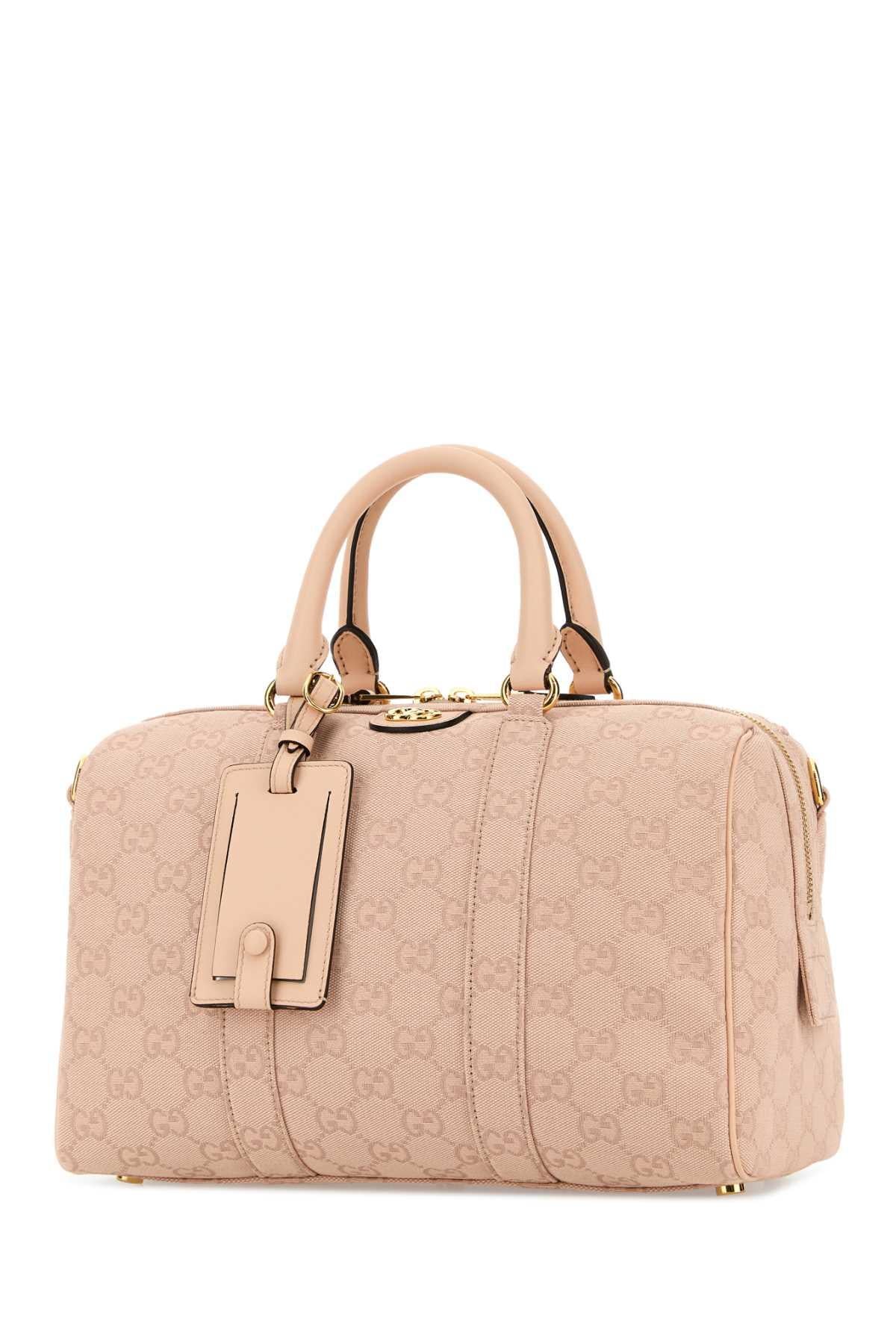 GUCCI Leather Tote Bag Pink