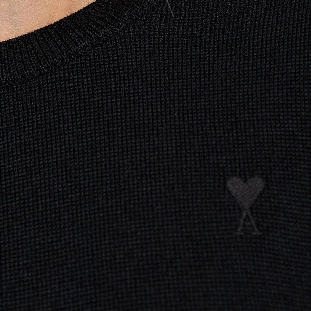 AMI Wool Crewneck Sweater for Women FKS826 001 0180