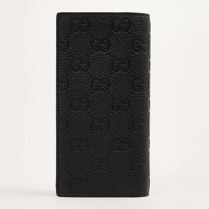 GUCCI Men’s GG Logo Vertical Long Wallet 835014 AAE1T 1000