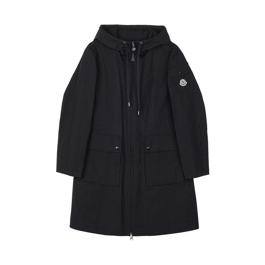 Moncler Women’s Laerte Hooded Parka Jacket Black
