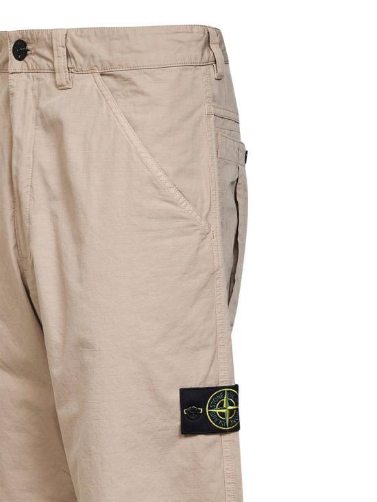 STONE ISLAND Straight-Leg Classic Pants Men’s Bla 3100008 S0298 V009A DESERT DOM