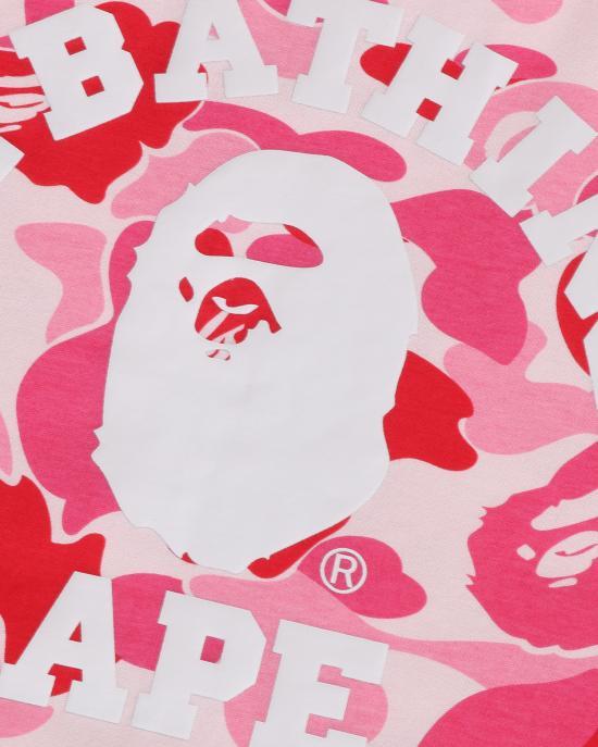 BAPE Pink Long Sleeve Sweatshirt 0ZXLTM006111 PPKX