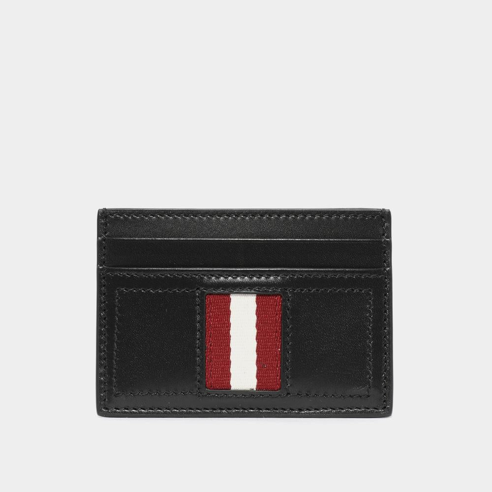 BALLY Ray Business Men’s Card Holder with Tri-Stripe MLB03L VT989 U901P