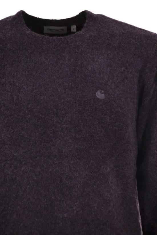 CARHARTT WIP Purple Knit Crewneck Sweater for Men