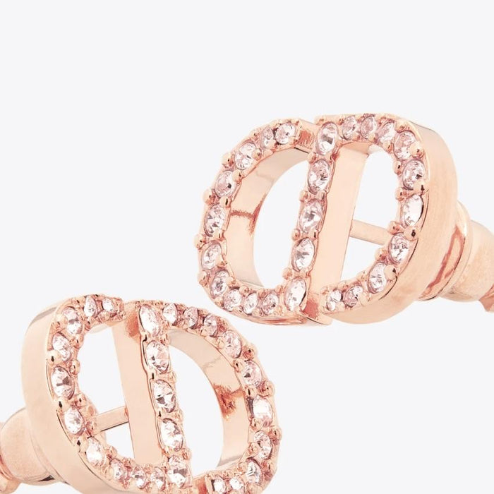 DIOR Petit CD Pink Stud Earrings for Women E1742PTCCY D12P