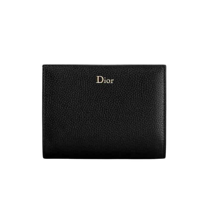 DIOR Medallion Begonia Leather Bifold Wallet