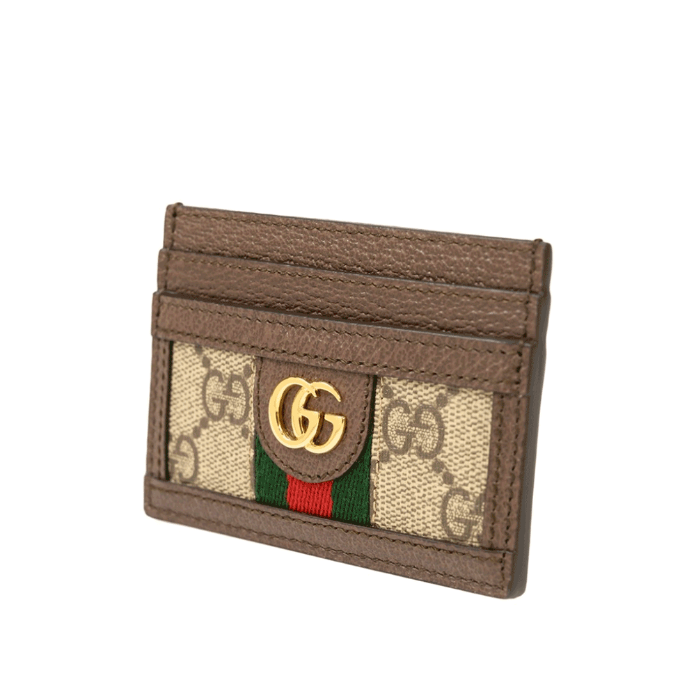 GUCCI Ophidia GG Canvas Card Holder Wallet for Women 523159