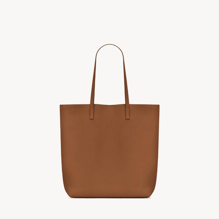Saint Laurent North South Leather Shopping Tote Bag Brick