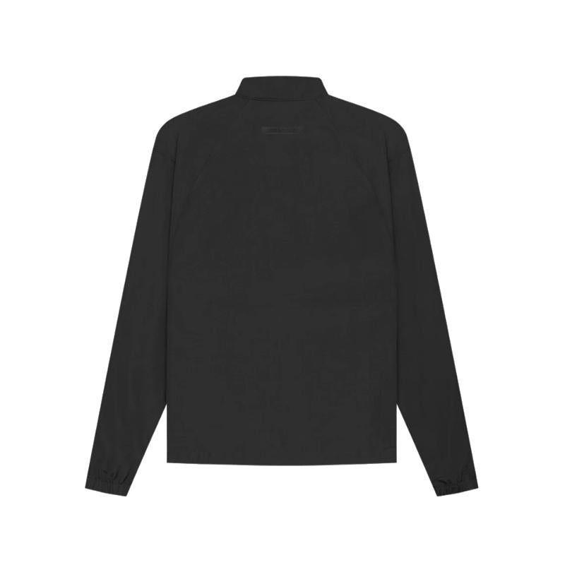 Fear of God Essentials Half-Zip Anorak Track Windbreaker Jacket Black