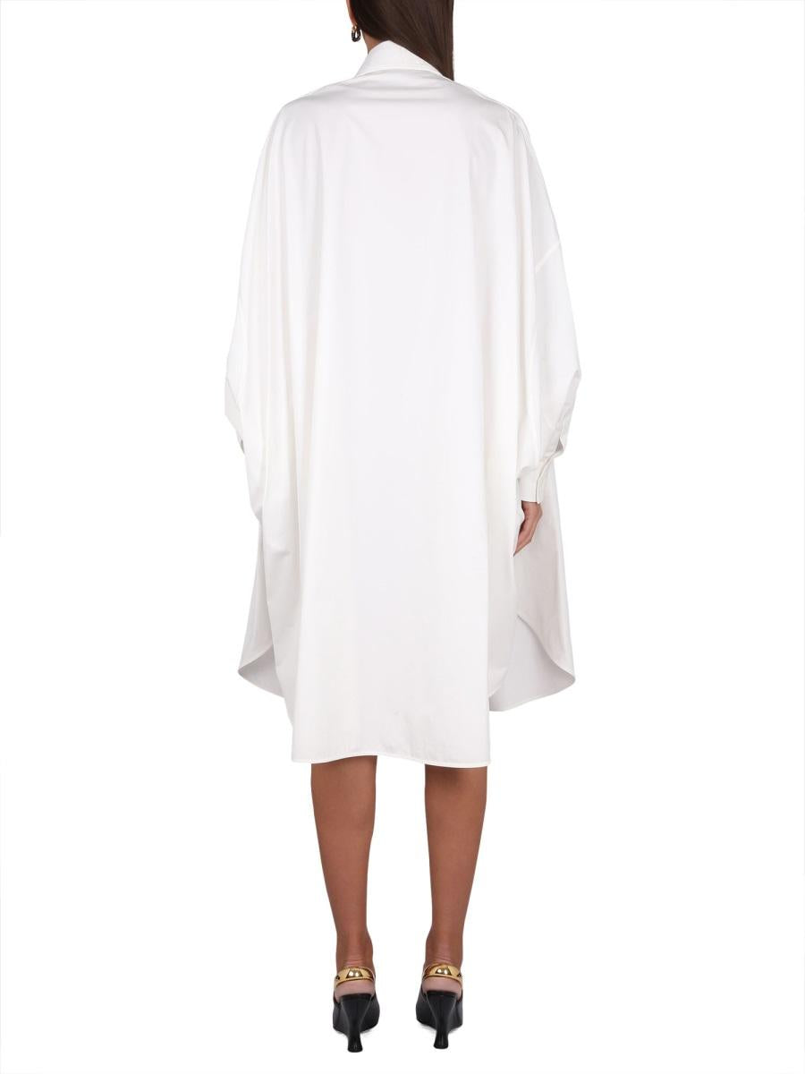 Bottega Veneta Long Sleeve Midi Dress Black SS23