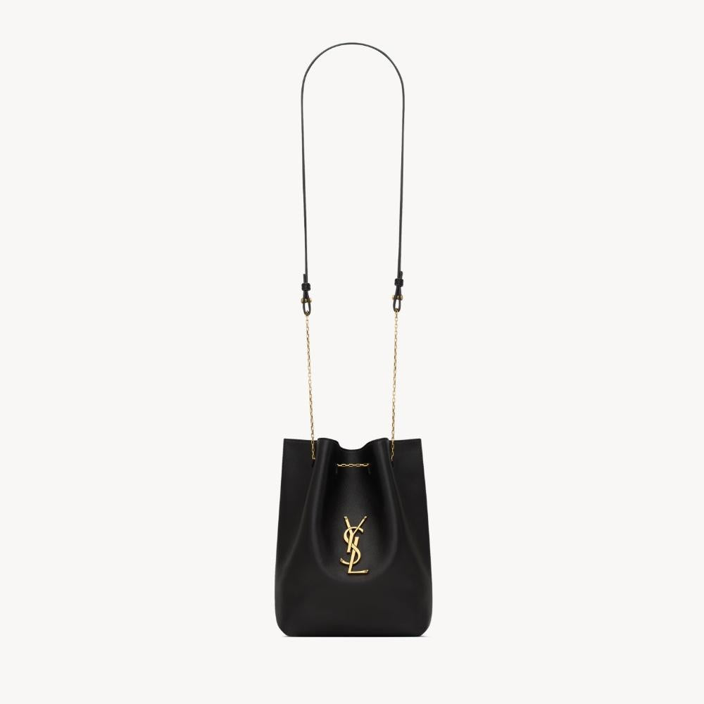 Saint Laurent Pochon Bucket Bag Black Shoulder Bag