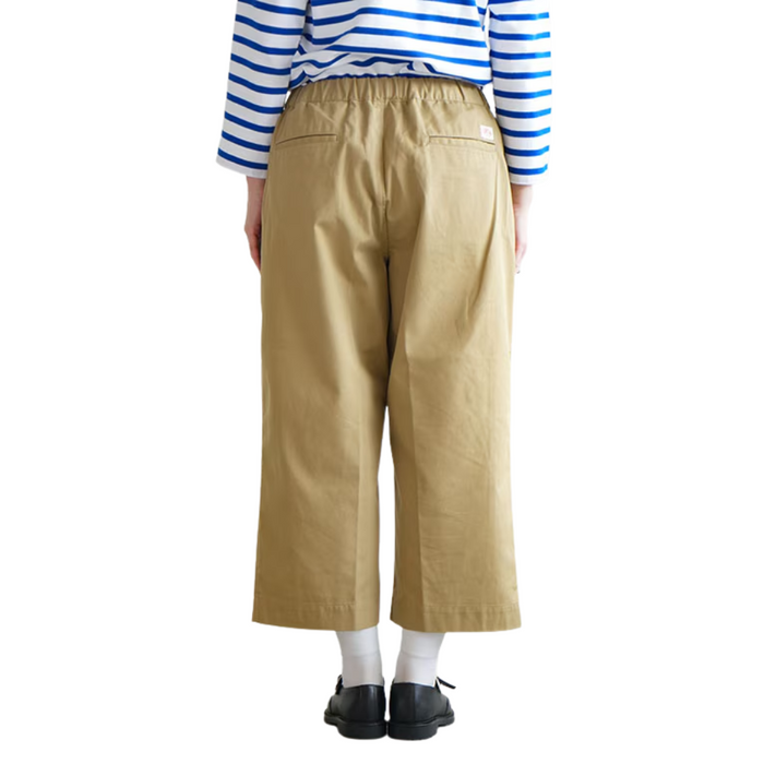 DANTON Women’s Twill Easy Pants Beige Classic Pants E 0168