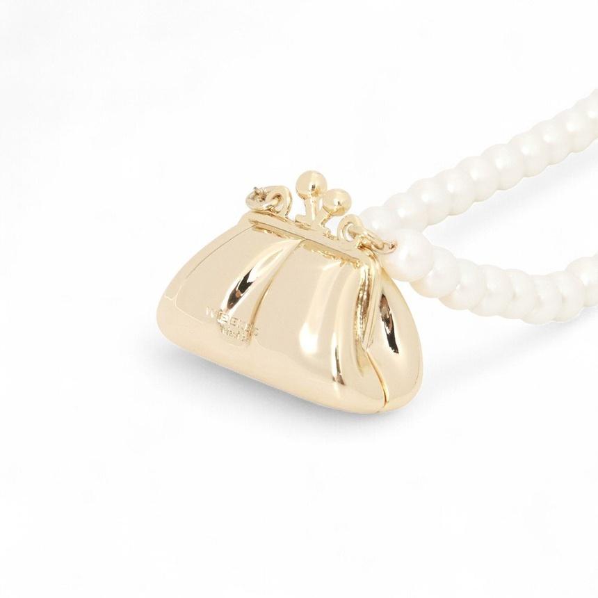 Max Mara Weekend Pasticcino Pendant Necklace Gold-Tone