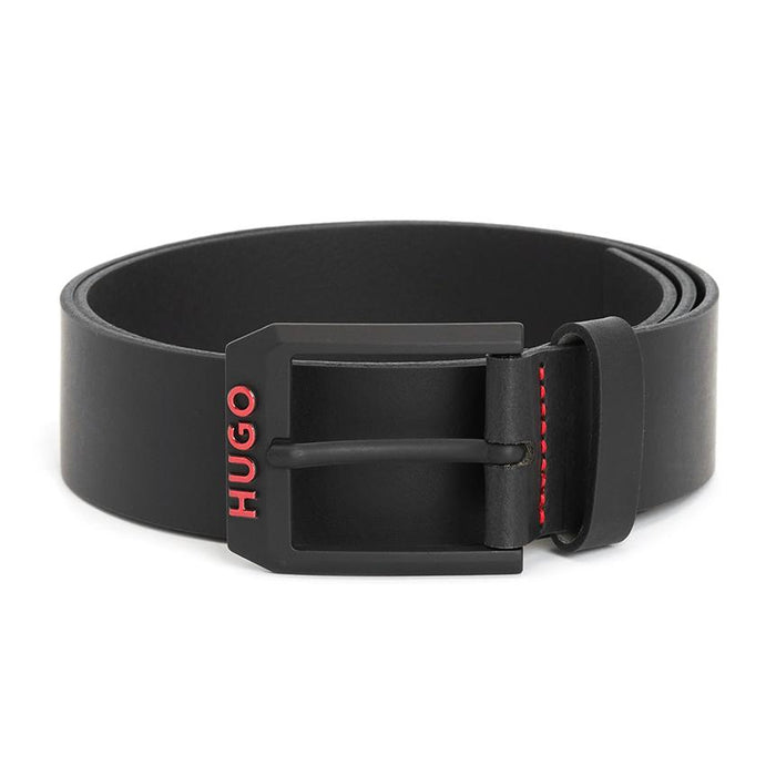 HUGO BOSS Men’s Leather Belt Black