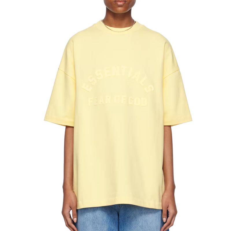 Fear of God Essentials Heavy Jersey T-Shirt Canary